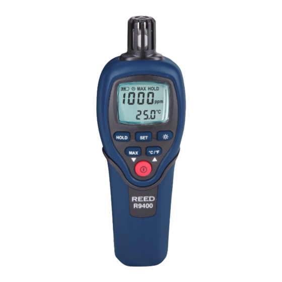 Reed Instruments R9400 Instruction Manual