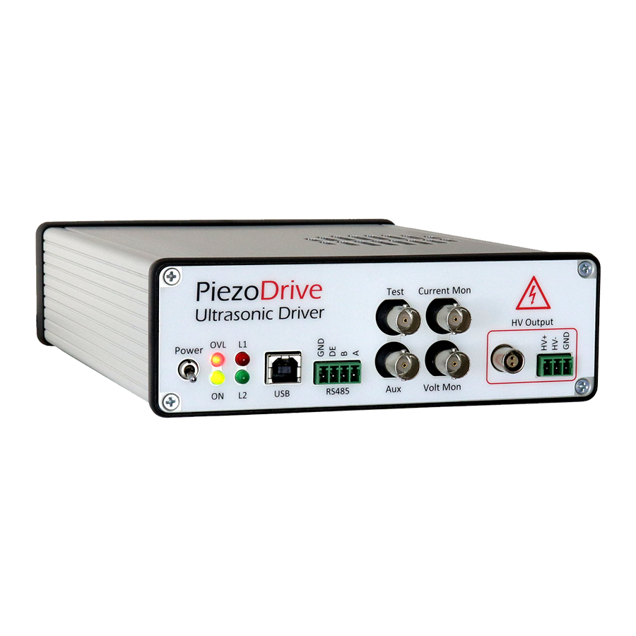 PiezoDrive PDUS210 Manual And Specifications