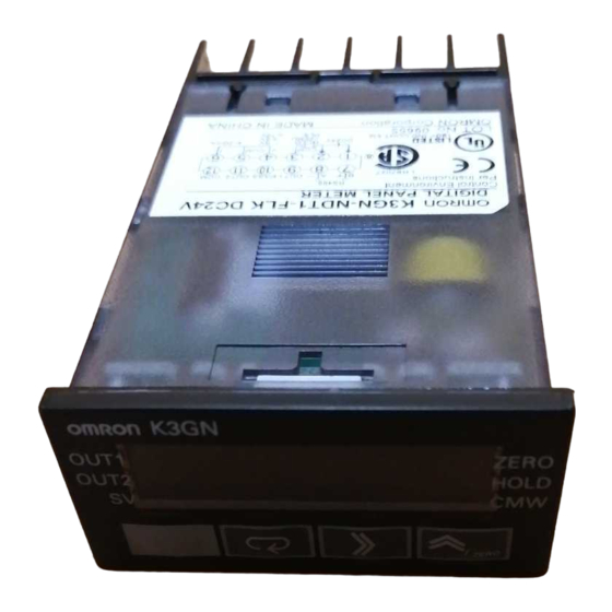 Omron K3GN - V1.03 Manual