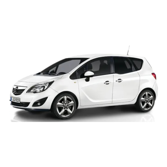Opel MERIVA Owner's Manual