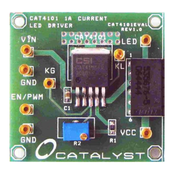 ON Semiconductor CAT4101 User Manual