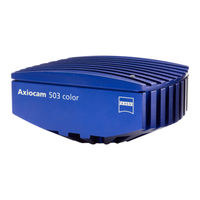 Zeiss Axiocam 503 color User Manual