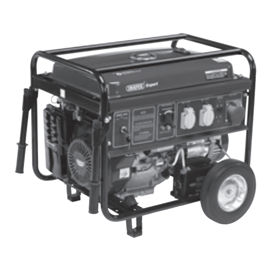User Manuals: Draper 16143 Petrol Generator