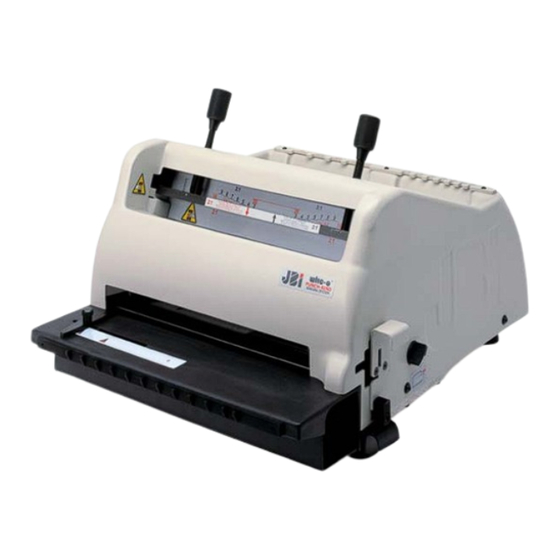 JBI PUNCH-BIND Operating Manual