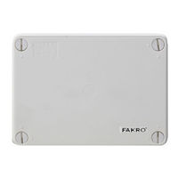 fakro ZWMP Programming And Usage Instructions