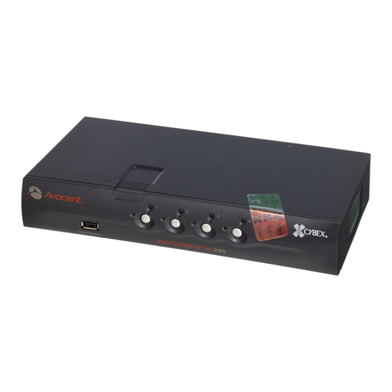 Avocent SwitchView SC120 Specifications