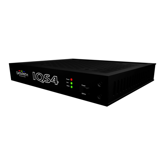 Datapath IQS4 Quick Start Manual