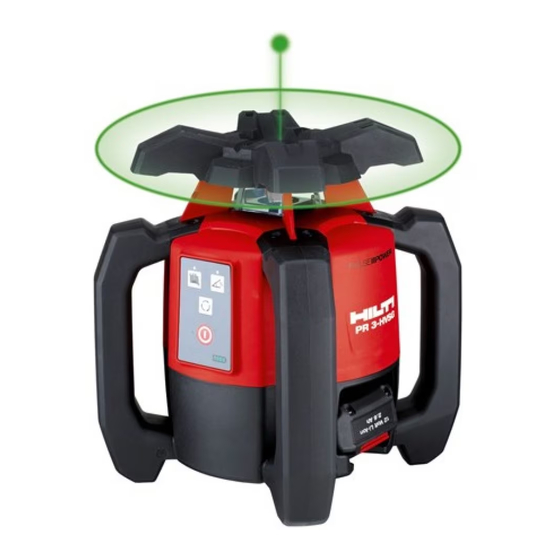 Hilti PR 3-HVSG A12 Manual