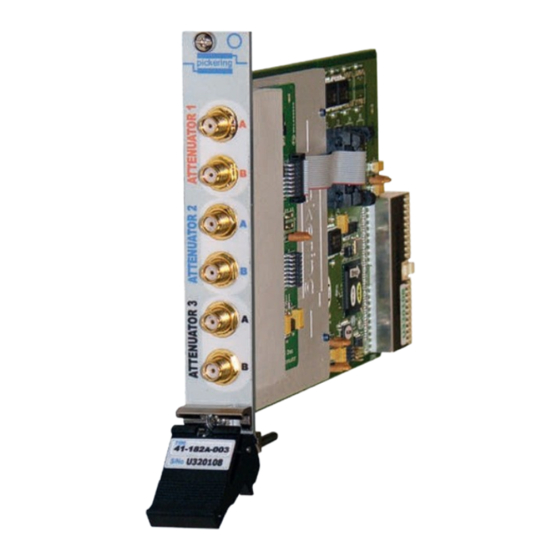 Pickering Pxi 41-182A User Manual
