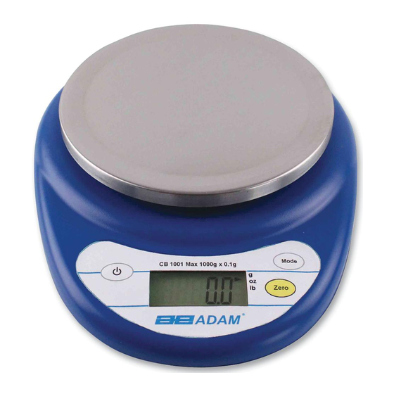 Adam Equipment CB 501 User Manual
