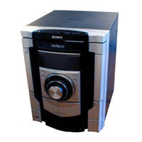 Sony MHC-GNX800 Operating Instructions Manual