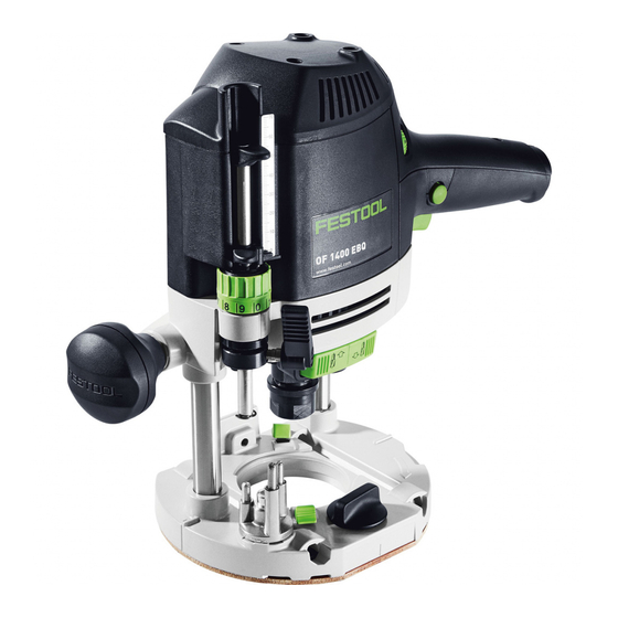 Festool OF 1400 EBQ Original Instructions Manual