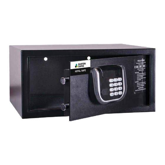 Burton Safes HOTEL PRIMO Instructions