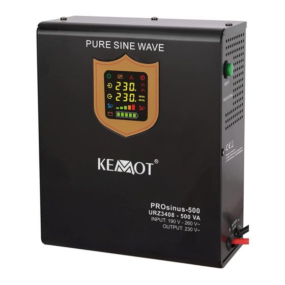 Kemot URZ3408 Owner's Manual