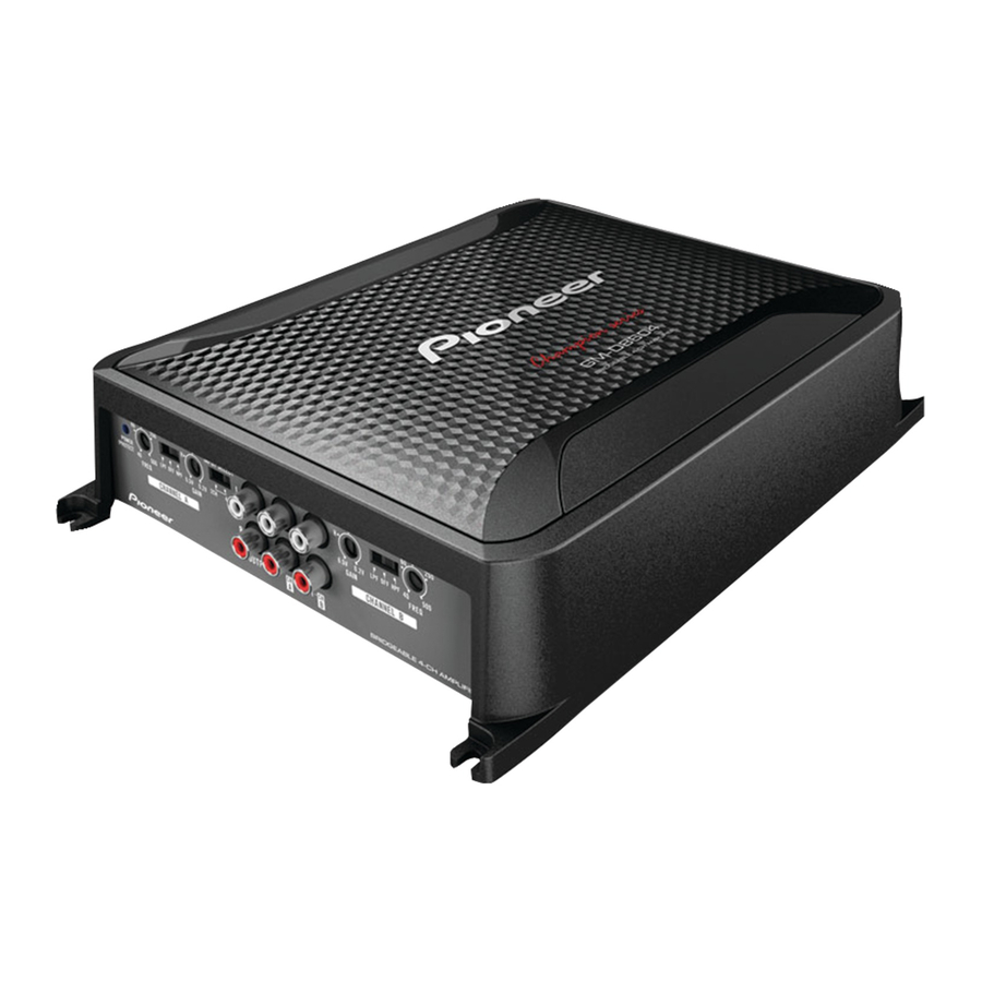 Pioneer GM-D8604 Service Manual