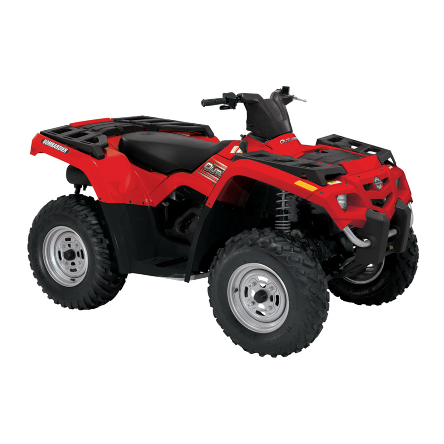 BOMBARDIER OUTLANDER 2004 / XT 2004 / MAX 2004 / MAX XT 2004 Manual