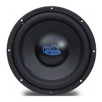 Polk Audio DX10 Owner's Manual