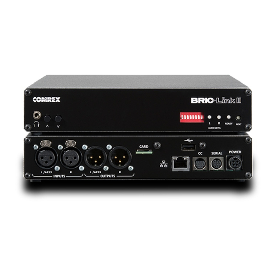 Comrex BRIC-LINK II Product Manual