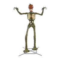 Home Accents Holiday 21SV22947 12FT Inferno Pumpkin Skeleton Easy Assembly And Operation Instructions