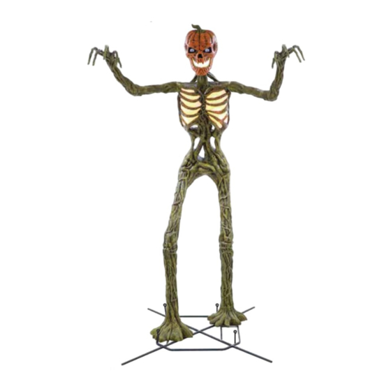 Home Accents Holiday 21SV22947 12FT Inferno Pumpkin Skeleton Easy Assembly And Operation Instructions