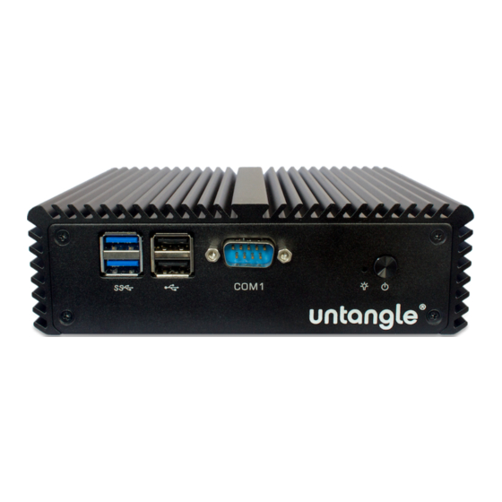 Untangle u25x Setup Manual
