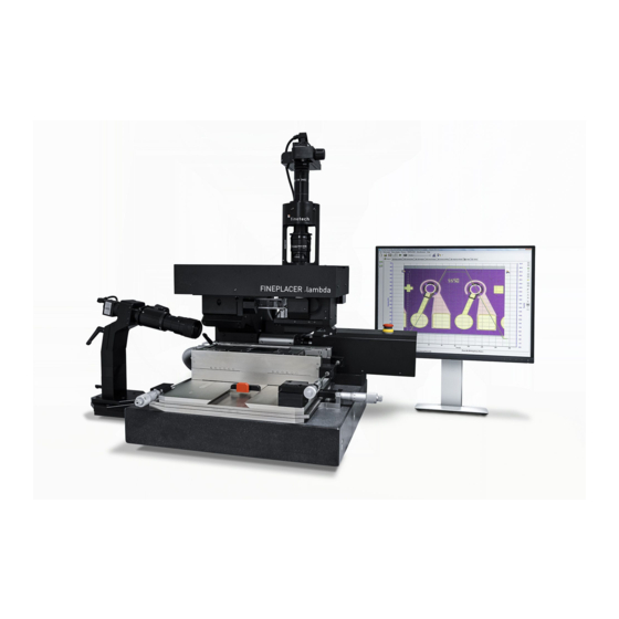 finetech FINEPLACER lambda Manuals