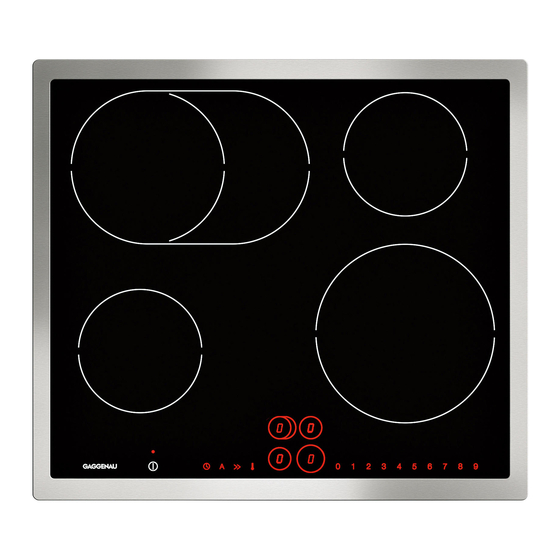 Gaggenau CI263 Instruction Manual