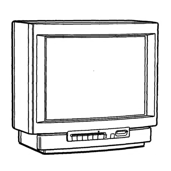 Sony Trinitron KV-20TS27 Operating Instructions Manual