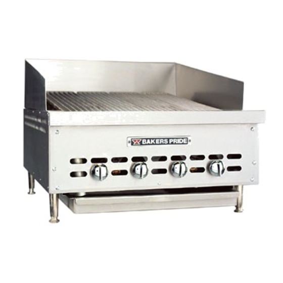 Bakers Pride DANTE XXE Operation Manual