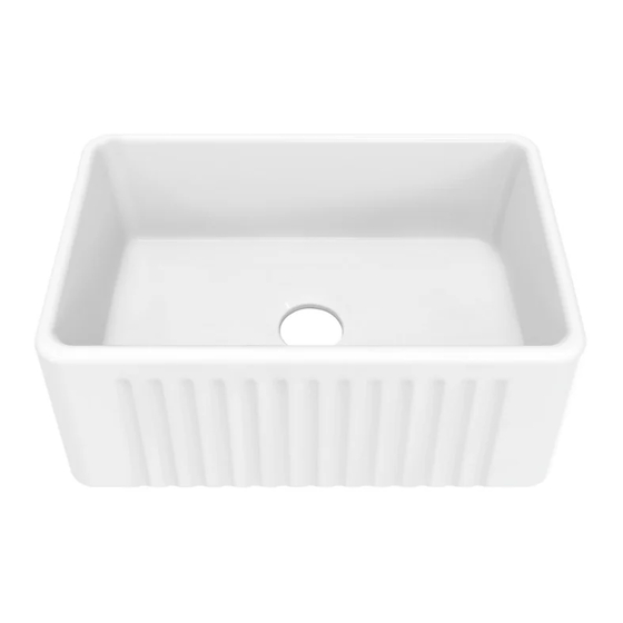 Swiss Madison Delice Ceramic Farmhouse Kitchen Sink Installation Instructions Manual