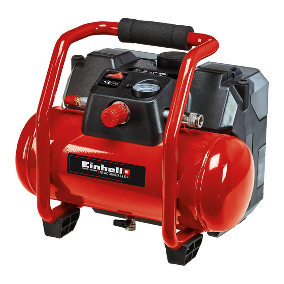 EINHELL TE-AC 36/6/8 Li OF Set-Solo Original Operating Instructions