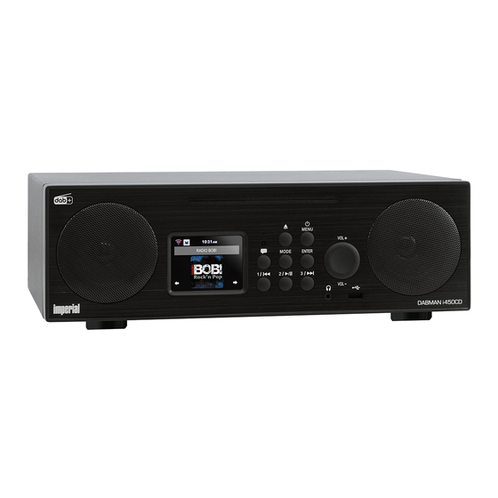 Imperial DABMAN i450CD Instruction Manual