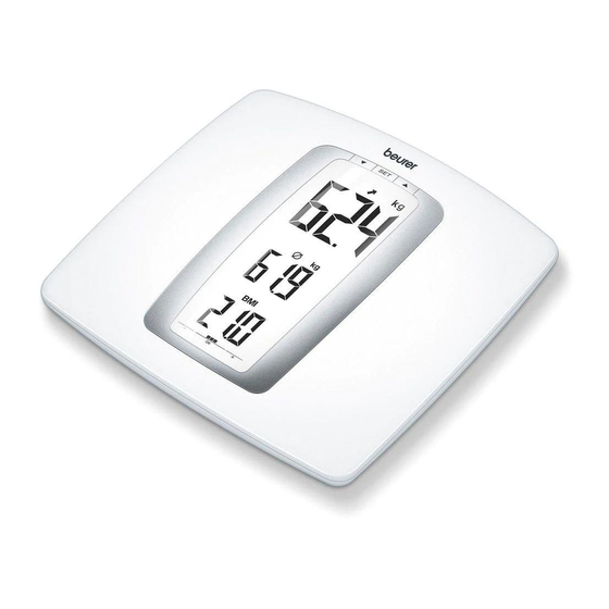 Beurer PS 45 BMI Instructions For Use Manual
