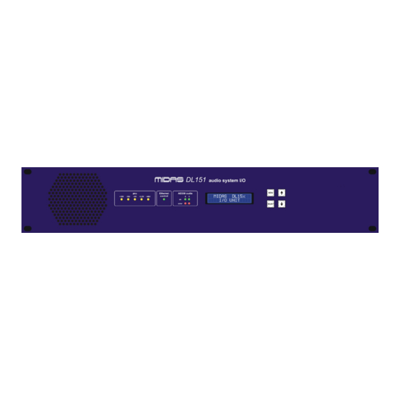 Midas DL150 Series User Manual