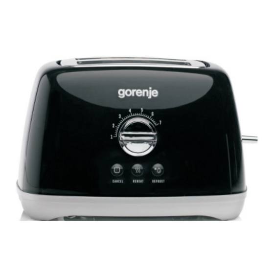 Gorenje T900RLBK Instruction Manual