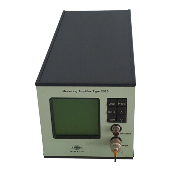 BRUEL & KJAER 2525 User Manual