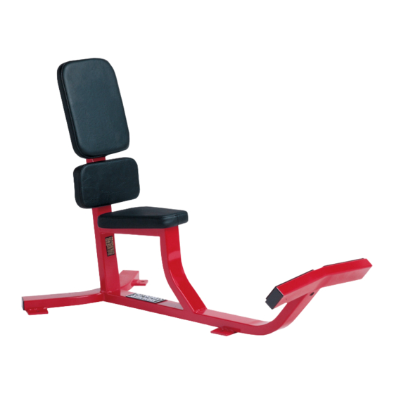 Hammer Strength FW-DR3 Owner's Manual