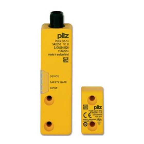 Pilz PSEN cs6.2n Operator's Manual