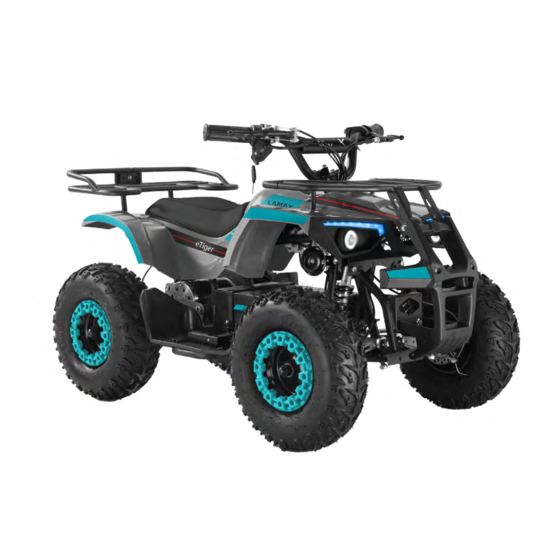 LAMAX eTiger ATV50S BLUE Manuals