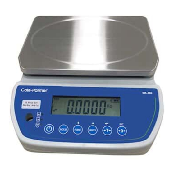 Cole Parmer IBS-200 Manuals