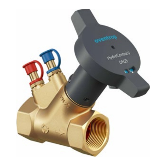 oventrop HydroControl V Operating Instructions Manual