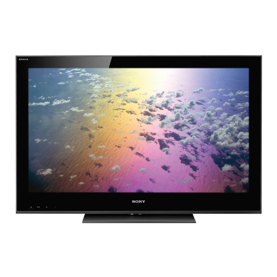 Sony KDL-46NX700 - Bravia Nx Series Lcd Television Specifications