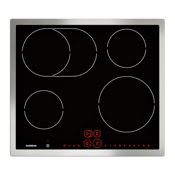 Gaggenau CI 263 Use And Care Manual