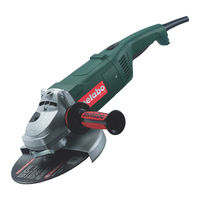 Metabo WX 23-180 Quick Instructions For Use Manual