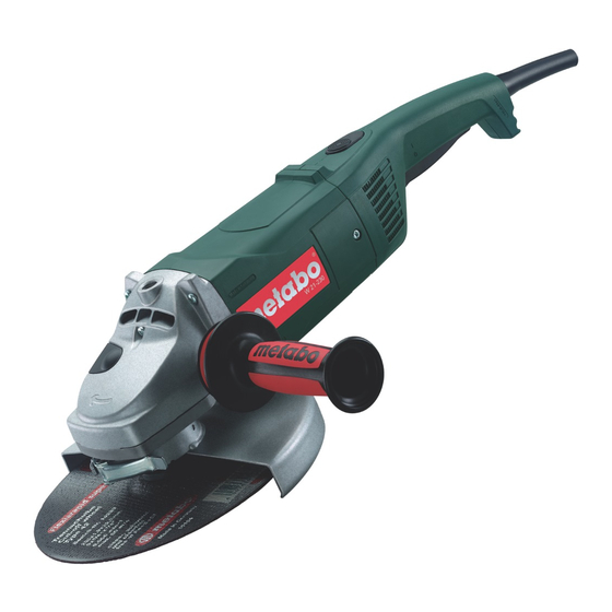 Metabo W 20-230 SP Manuals