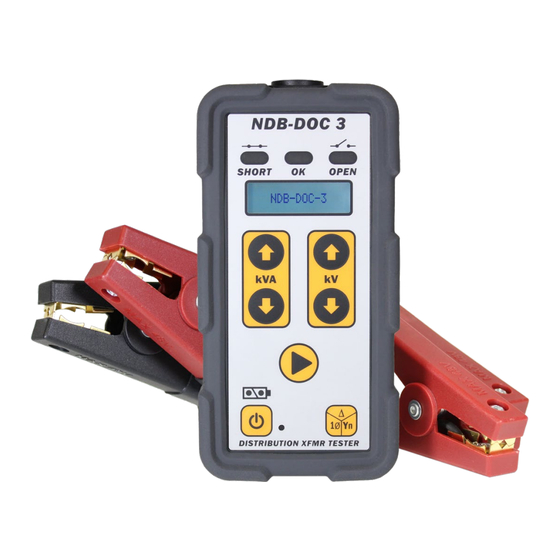 User Manuals: NDB Technologies NDB-DOC-3 Tester