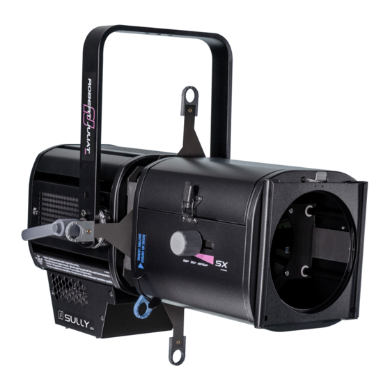 Robert Juliat SULLY 650SX Series Quick Start Manual