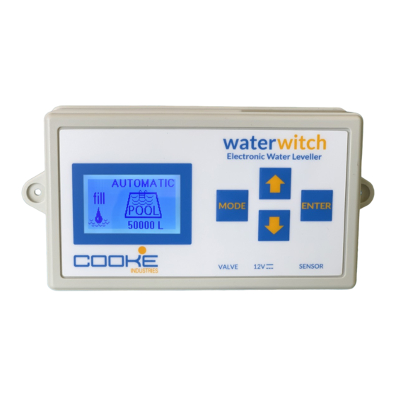 Cooke WATER WITCH SMART SENSE Product Support Manual