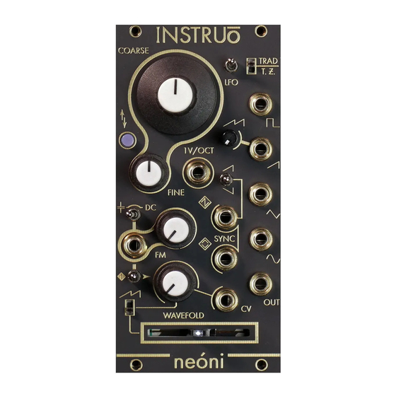 Instruo Neoni User Manual