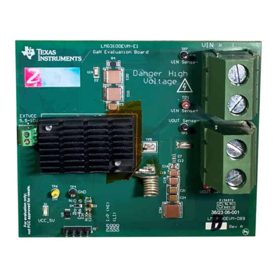Texas Instruments LMG3100 User Manual